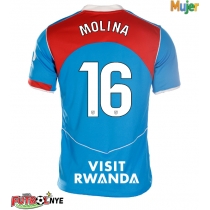 Camiseta Atletico Madrid Nahuel Molina #16 Tercera Equipación para mujer 2025-26 manga corta